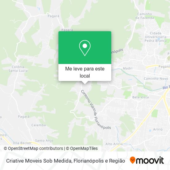 Criative Moveis Sob Medida mapa