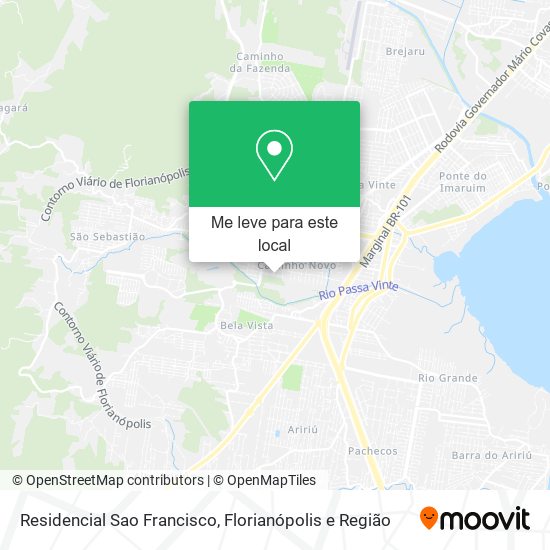 Residencial Sao Francisco mapa