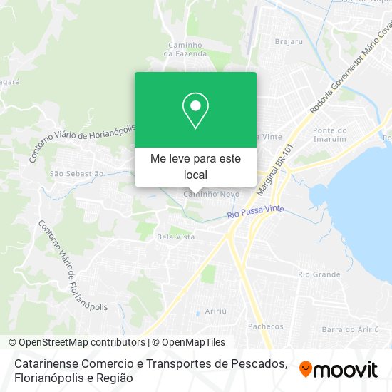 Catarinense Comercio e Transportes de Pescados mapa