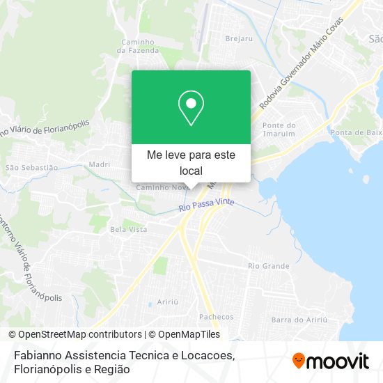 Fabianno Assistencia Tecnica e Locacoes mapa
