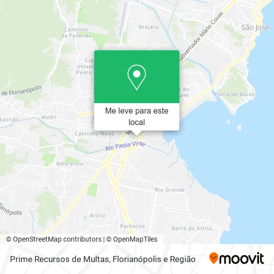 Prime Recursos de Multas mapa