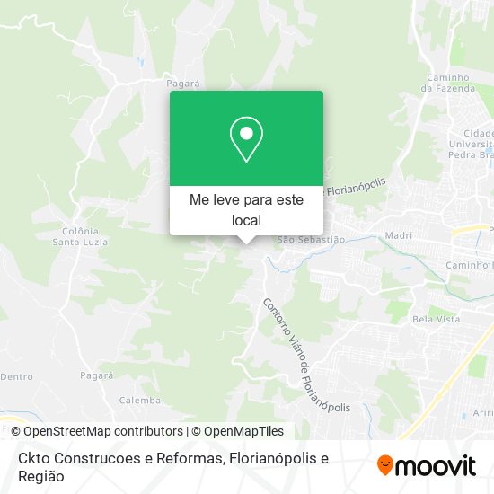Ckto Construcoes e Reformas mapa