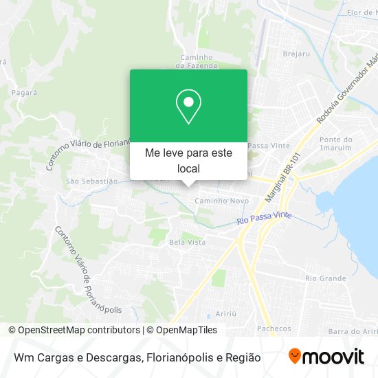 Wm Cargas e Descargas mapa