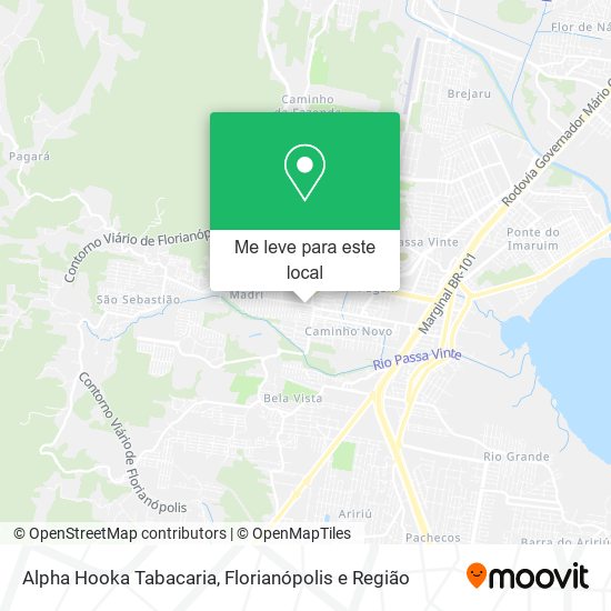 Alpha Hooka Tabacaria mapa