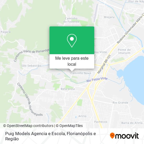 Puig Models Agencia e Escola mapa