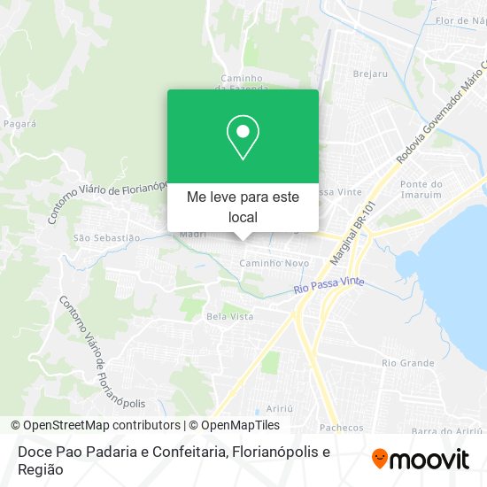 Doce Pao Padaria e Confeitaria mapa
