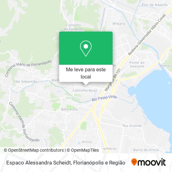 Espaco Alessandra Scheidt mapa