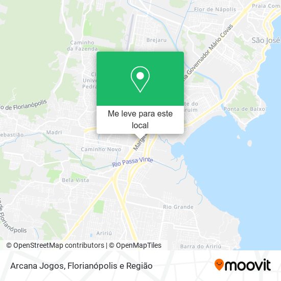 Arcana Jogos mapa