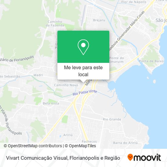 Vivart Comunicação Visual mapa