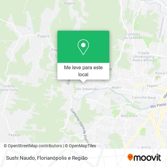 Sushi Naudo mapa