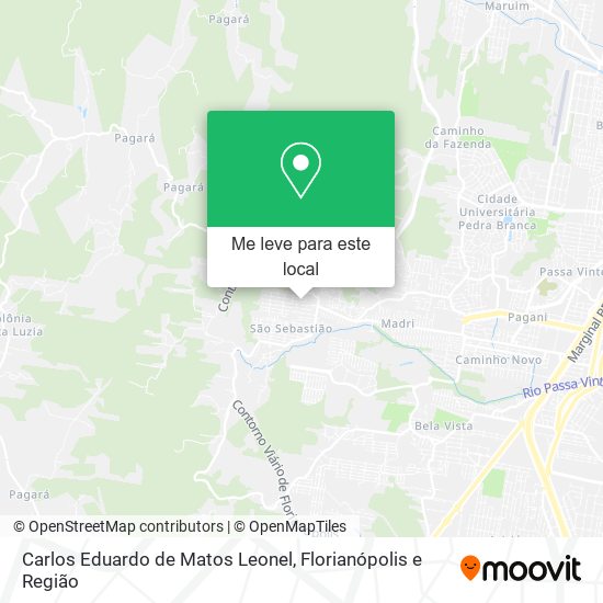 Carlos Eduardo de Matos Leonel mapa