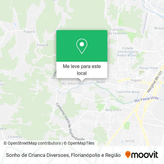 Sonho de Crianca Diversoes mapa