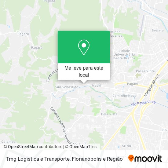 Tmg Logistica e Transporte mapa