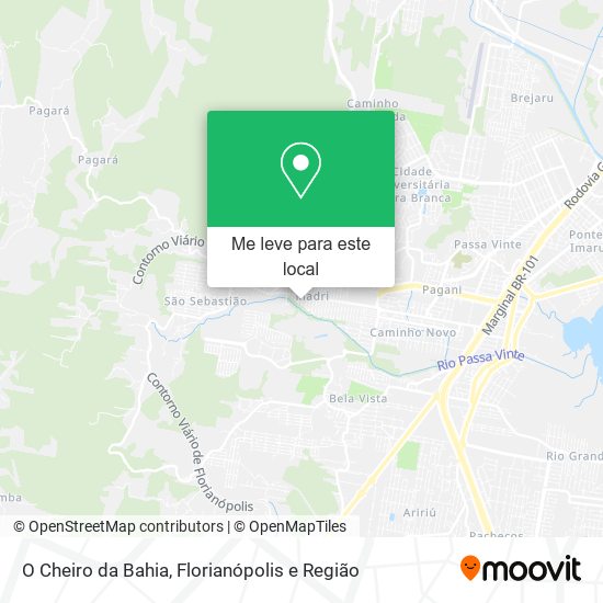 O Cheiro da Bahia mapa