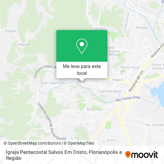 Igreja Pentecostal Salvos Em Cristo mapa