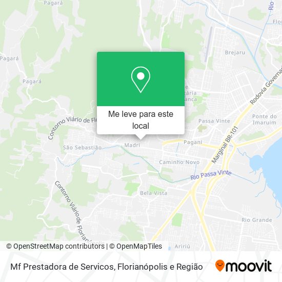 Mf Prestadora de Servicos mapa
