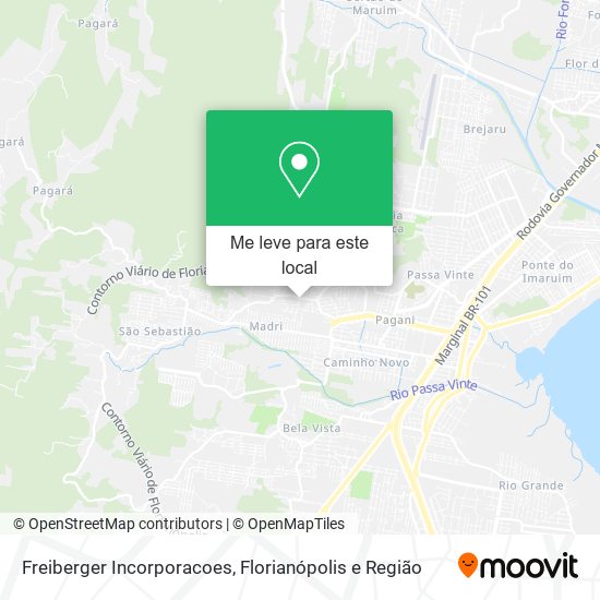 Freiberger Incorporacoes mapa