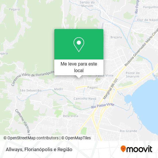 Allways mapa