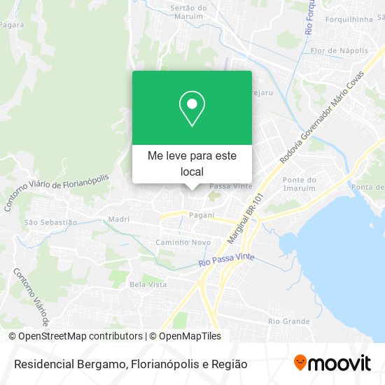 Residencial Bergamo mapa