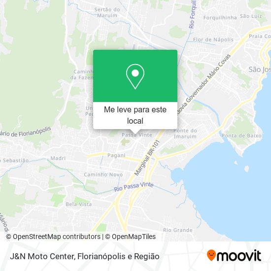 J&N Moto Center mapa