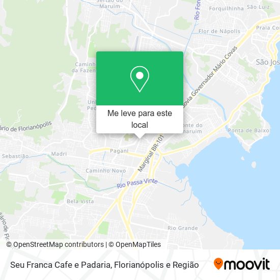 Seu Franca Cafe e Padaria mapa