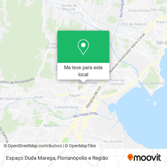 Espaço Duda Marega mapa