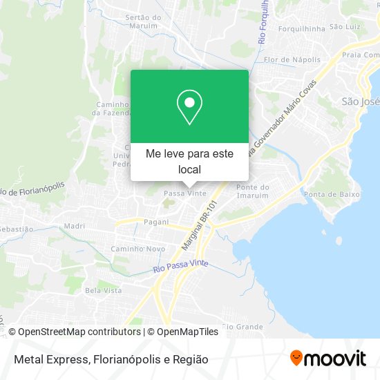 Metal Express mapa