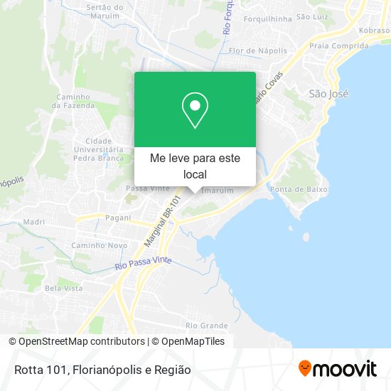 Rotta 101 mapa