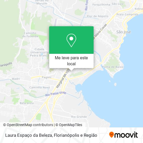 Laura Espaço da Beleza mapa