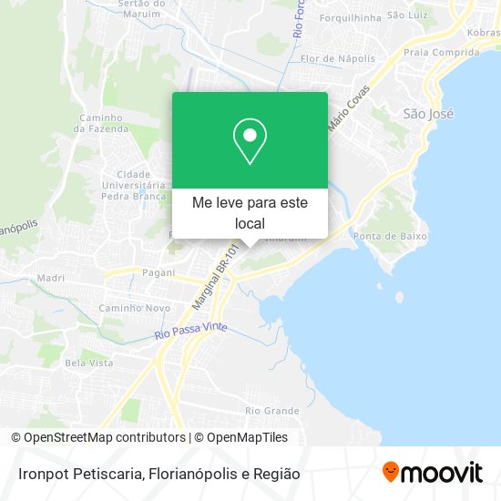 Ironpot Petiscaria mapa