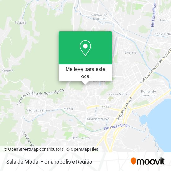 Sala de Moda mapa