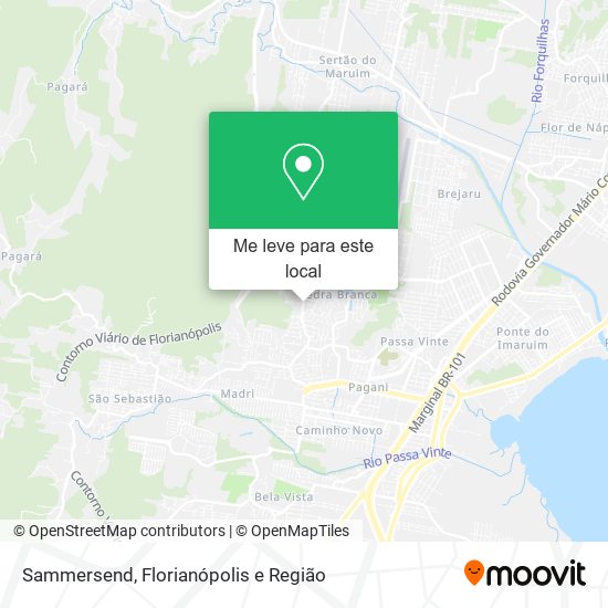 Sammersend mapa