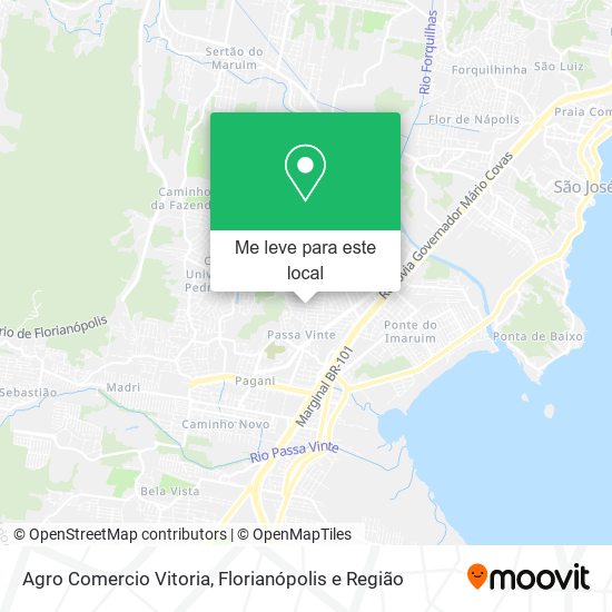 Agro Comercio Vitoria mapa