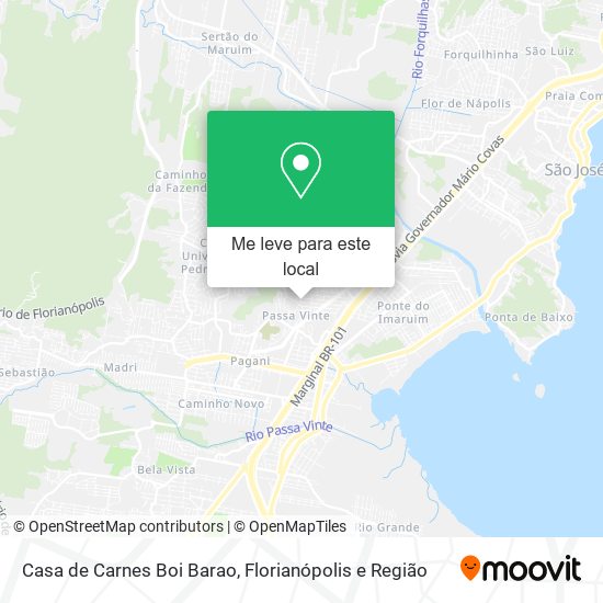 Casa de Carnes Boi Barao mapa