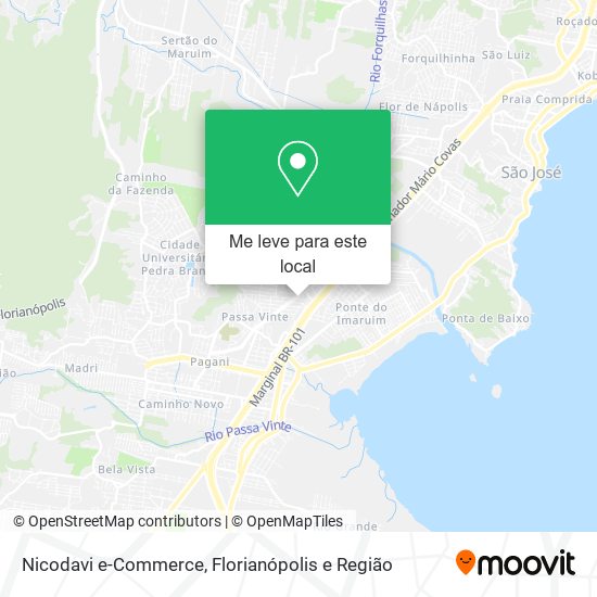 Nicodavi e-Commerce mapa