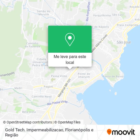 Gold Tech. Impermeabilizacao mapa