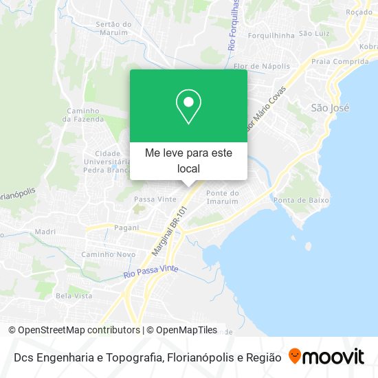 Dcs Engenharia e Topografia mapa