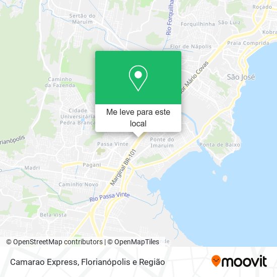 Camarao Express mapa