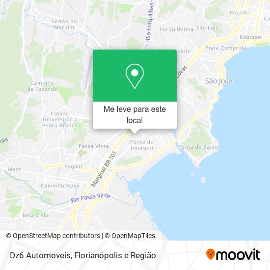 Dz6 Automoveis mapa
