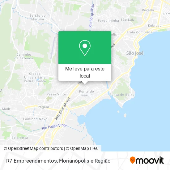R7 Empreendimentos mapa