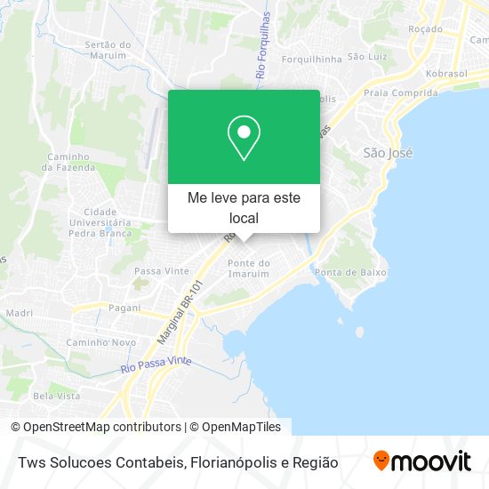 Tws Solucoes Contabeis mapa