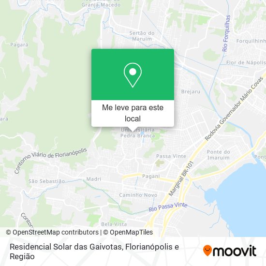 Residencial Solar das Gaivotas mapa