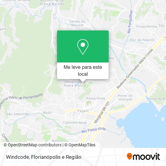 Windcode mapa