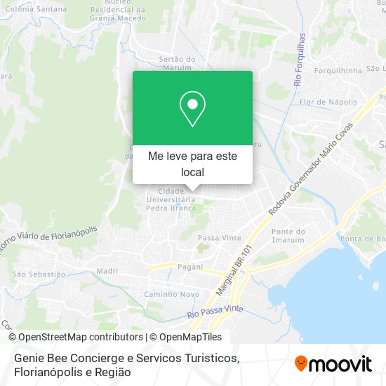 Genie Bee Concierge e Servicos Turisticos mapa