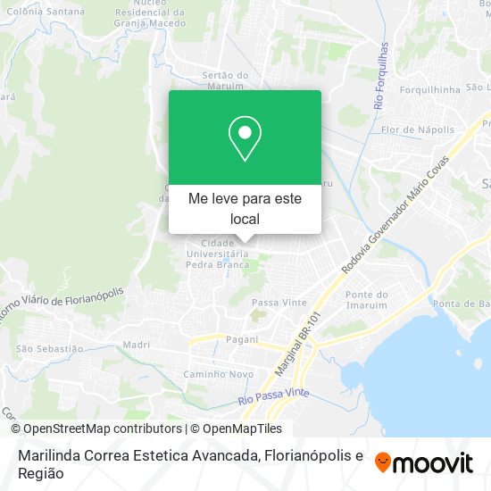 Marilinda Correa Estetica Avancada mapa