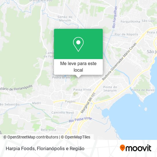 Harpia Foods mapa