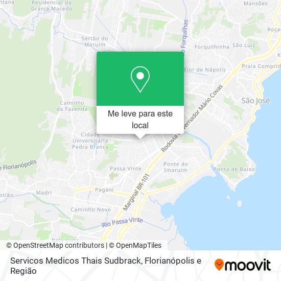 Servicos Medicos Thais Sudbrack mapa