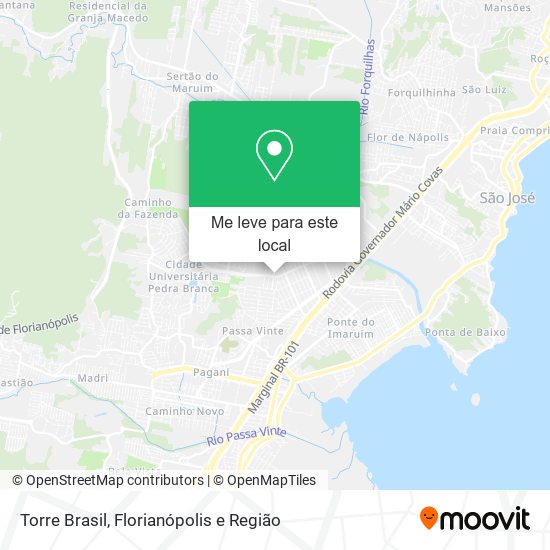 Torre Brasil mapa