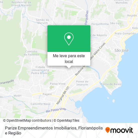 Parize Empreendimentos Imobiliarios mapa