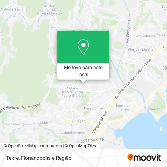 Tekre mapa